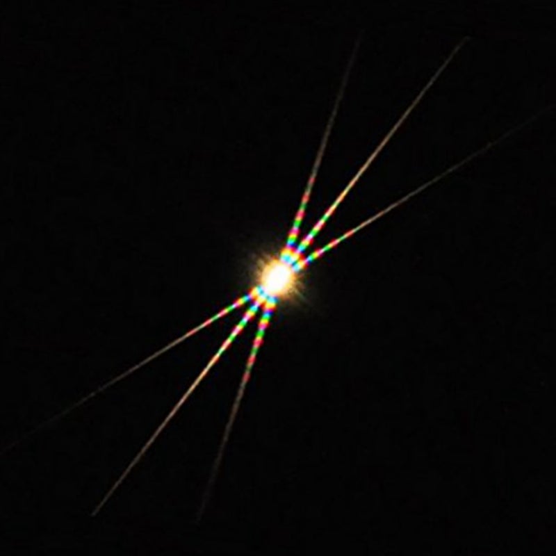 Astromania Bahtinov Mask Focusing Mask for Telescopes - FM120mm for a Tube Outer Diameter (OD) from 125mm-180mm - can be Mounted with The Brass Screws Inside or Outside The drawtube - Image 3