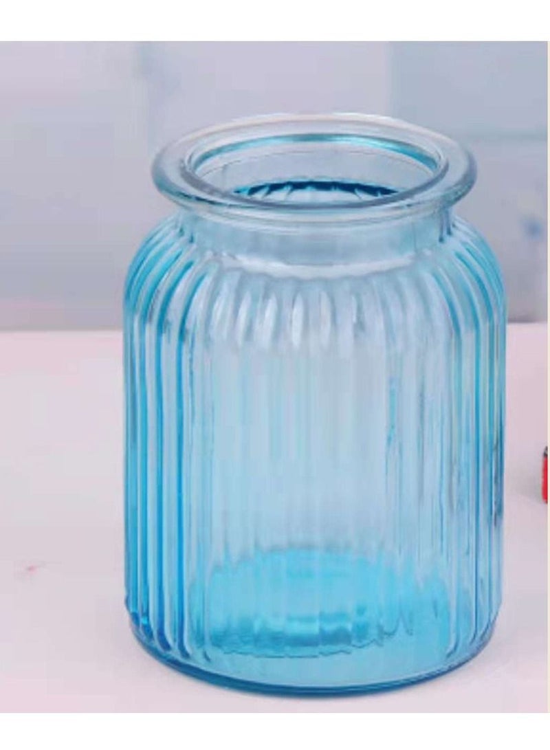 Crystal Glass Flower Vase Roman Bottle Decorative Cute Bud Pot For Home Decor Living room Centerpieces  - Image 1