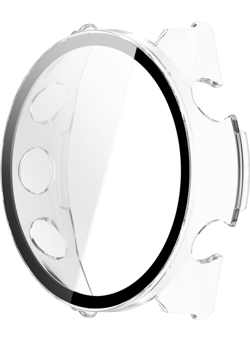 Case with Tempered Glass Screen Protector For Garmin Forerunner 970 47mm, Bumper Full Coverage Protective Hard PC Cases Face Cover for Forerunner 970 47mm Smartwatch Accessories (transparent) - Image 4