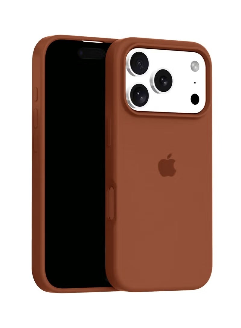 جراب iPhone 17 Pro Max من السيليكون السائل الناعم الملمس، جراب iPhone 17 Pro Max لحماية الجسم بالكامل، مضاد للخدش، مقاوم للصدمات، لهاتف iPhone 17 Pro Max مقاس 6.9 بوصة - Image 1