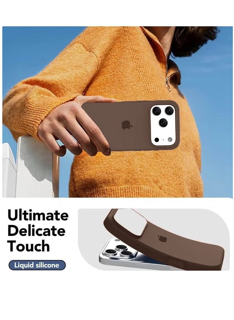 iPhone 17 Pro Max Case Liquid Silicone Silky Soft Touch Cover iPhone 17 Pro Max Full-Body Protection Anti-Scratch Shockproof Phone Case For iPhone 17 Pro Max 6.9-Inch - Image 3