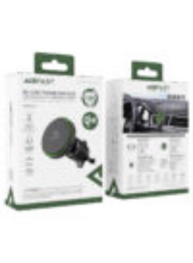 ACEFAST Fast Qi2 Wireless Charger Magnetic Car Holder D33, 10W / 15W Output, Multi-angle Adjustment, Secure Air Vent Hook Clip, Powerful Magnets - Black - Image 5