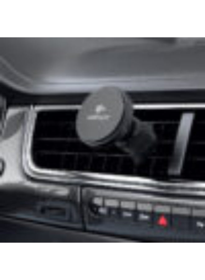 ACEFAST Fast Qi2 Wireless Charger Magnetic Car Holder D33, 10W / 15W Output, Multi-angle Adjustment, Secure Air Vent Hook Clip, Powerful Magnets - Black - Image 4