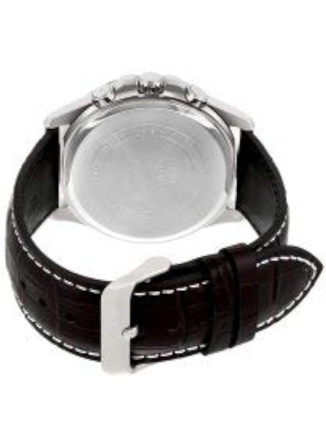 CASIO ساعة كاسيو للرجال - MTP-1374L-7AVDF بقرص فضي، حزام أسود - Image 5