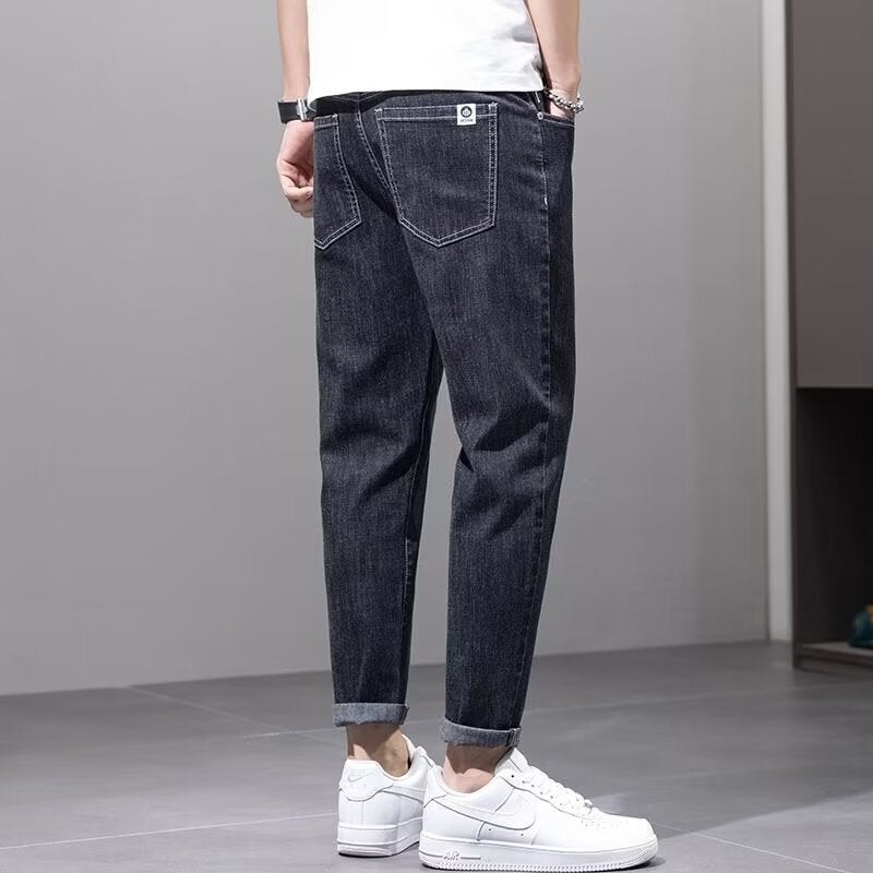Unisex Classic Denim Jeans Loose Fit Daily Outdoor Wear - Image 1