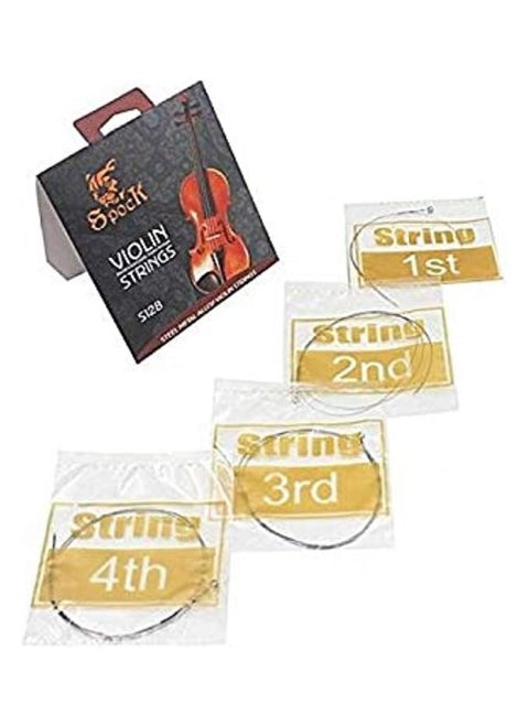 spock S122 Steel Core Aluminum Alloy Wound Violin String Set