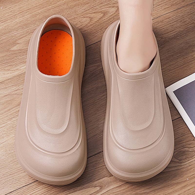Chef Shoes Men'S Shoes 2026 Summer Work Shoes Non-Slip Waterproof Rain Shoes Slip-On Eva Closed-Toe Slippers - Image 4