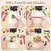 TYRY.HU TYRYHU Play Kitchen Accessories 11Pcs BPA Free Silicone Pretend Play Food Sets Play Kitchen SetPlay Kitchen Cooking Utensils Pots Pans Pretend Role Play Cooking Toys Gifts for Toddlers 13Pink - Image 4