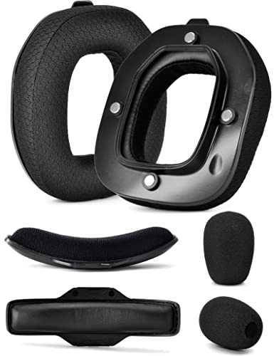 defean A40 TR Mod Kit – defean Replacement Earpads and Headband Compatible with Astro Gaming A40 TR Headset,Ear Cushions, Upgrade High-Density Noise Cancelling Foam, Added Thickness (Black Breathable Fabric) - Image 1