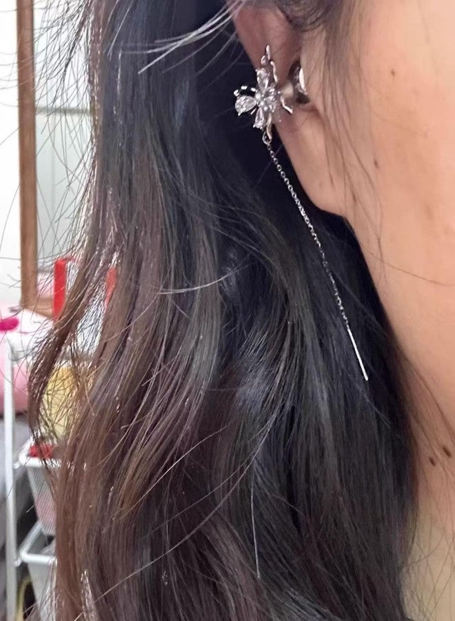 Sufcnire Rhinestone for Clip on Earbuds Open Ear, Elegant Zirconia Decorative Earphone Accessories, Removable Exquisite DIY Decoration - Image 4