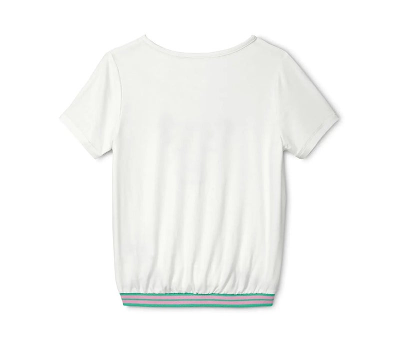 Tchibo Toddler Girls Graphic T-shirt, White - Image 3