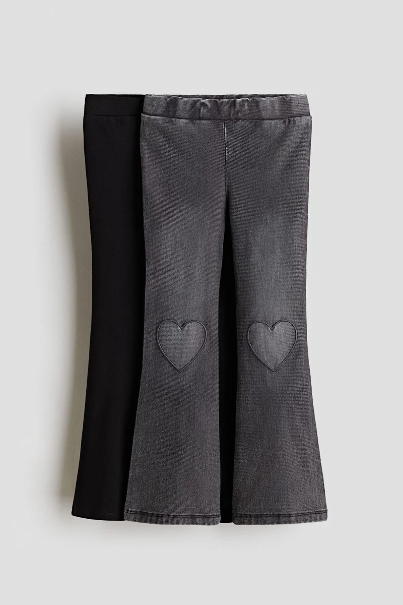 H&M 2-pack Flared jeggings