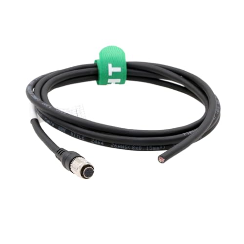 HangTon Hirose 8 Pin Female to Open Cable Bare Wire for Allied Vision Guppy and Mako DAHENG Imaging CCD GIGE Industrial Camera HR257TP8S 3m - Image 3