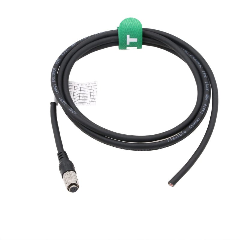 HangTon Hirose 8 Pin Female to Open Cable Bare Wire for Allied Vision Guppy and Mako DAHENG Imaging CCD GIGE Industrial Camera HR257TP8S 3m - Image 2