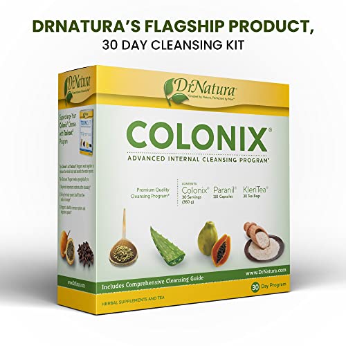 DrNatura مجموعة كولونيكس مسحوق قشر السيليوم الكامل لتنظيف القولون عبوة 30 يوم 16 أونصة - Image 5