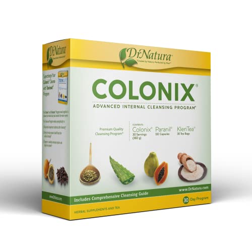 DrNatura مجموعة كولونيكس مسحوق قشر السيليوم الكامل لتنظيف القولون عبوة 30 يوم 16 أونصة - Image 2