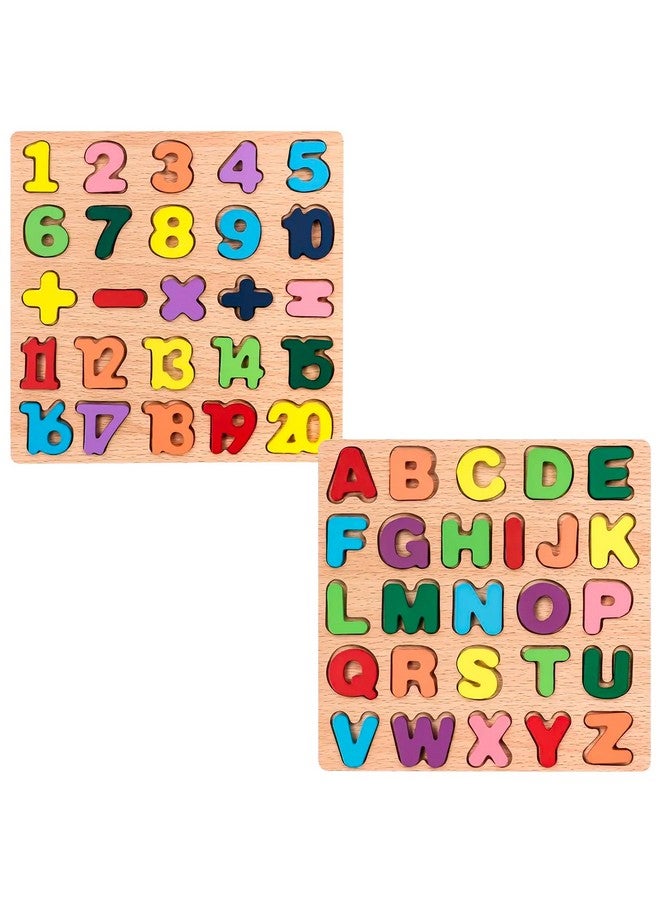 ويش كي لعبة الألغاز الخشبية ثلاثية الأبعاد من WISHKEY، لعبة ألغاز تعليمية للتعلم المبكر، غير سامة، ملونة، لعبة مونتيسوري للأطفال في سن ما قبل المدرسة، متعددة الألوان (عبوة من قطعتين) - Image 1