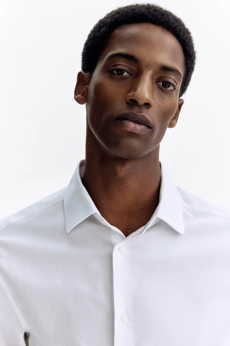 H&M  Slim Fit Cotton shirt for Men | Best Price UAE