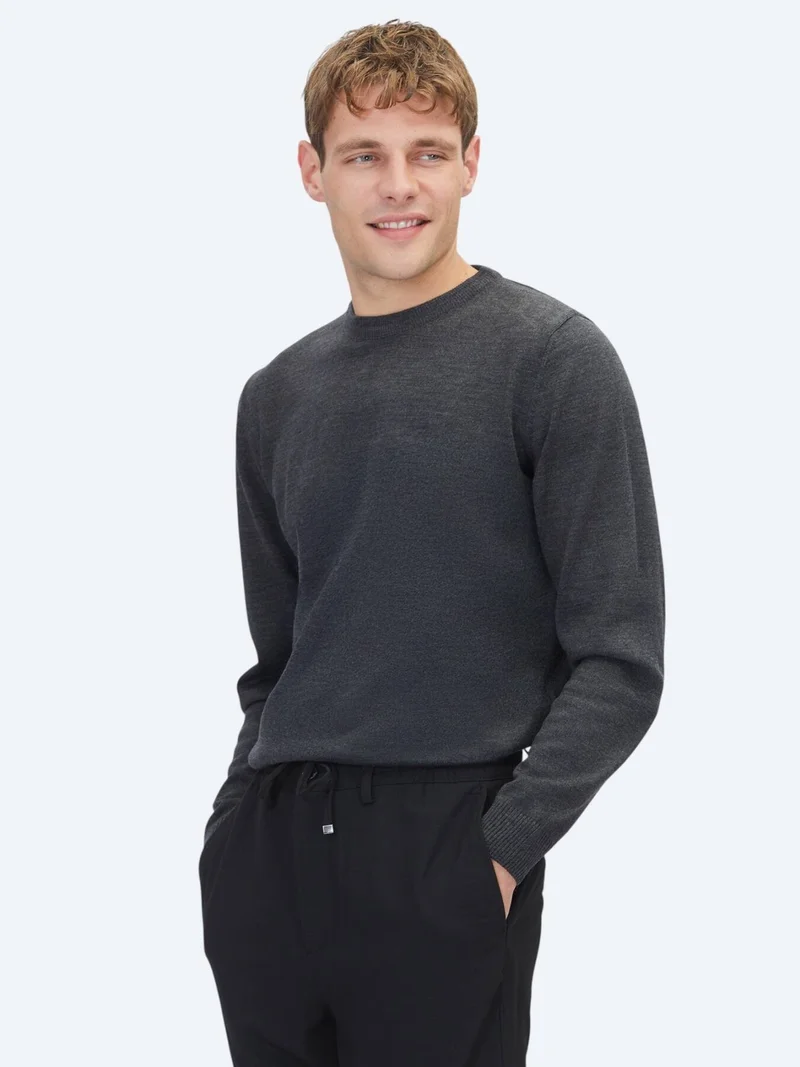 Kip Hard Coal Knitwear Sweatshirt