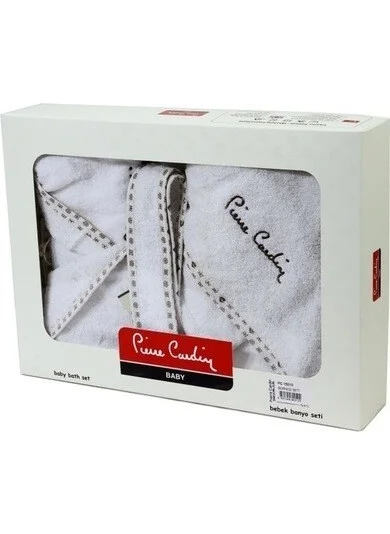 بيير كاردان Bathrobe Set - Ecru