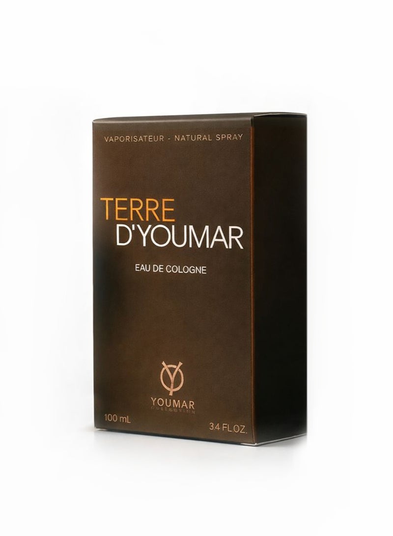 Youmar Terre D’Youmar No. 0096 Luxury Men’s Perfume 100ML – Fresh Spicy, Aromatic & Earthy Fragrance | Long-Lasting Men’s Eau De Cologne - Image 4