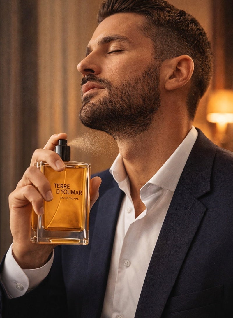 يومار تير دي يومار رقم 0096 عطر رجالي فاخر 100 مل – عطر منعش حار عطري وأرضي | أو دو كولون رجالي يدوم طويلاً - Image 3