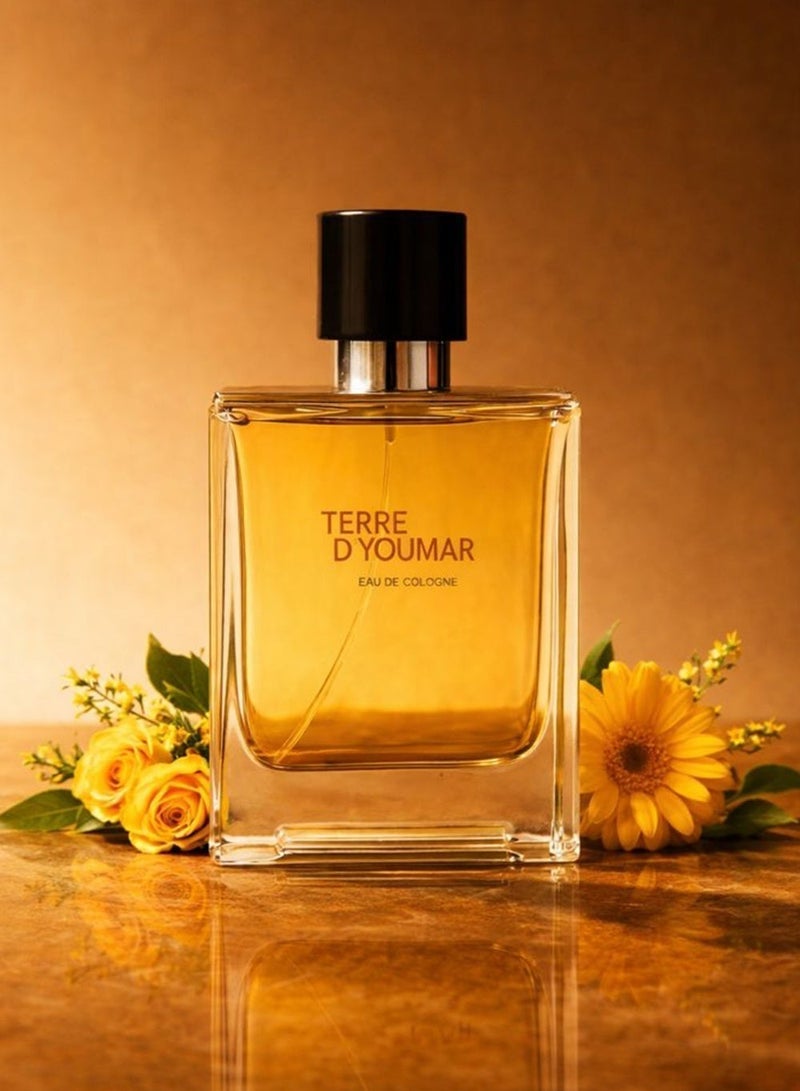 يومار تير دي يومار رقم 0096 عطر رجالي فاخر 100 مل – عطر منعش حار عطري وأرضي | أو دو كولون رجالي يدوم طويلاً - Image 4