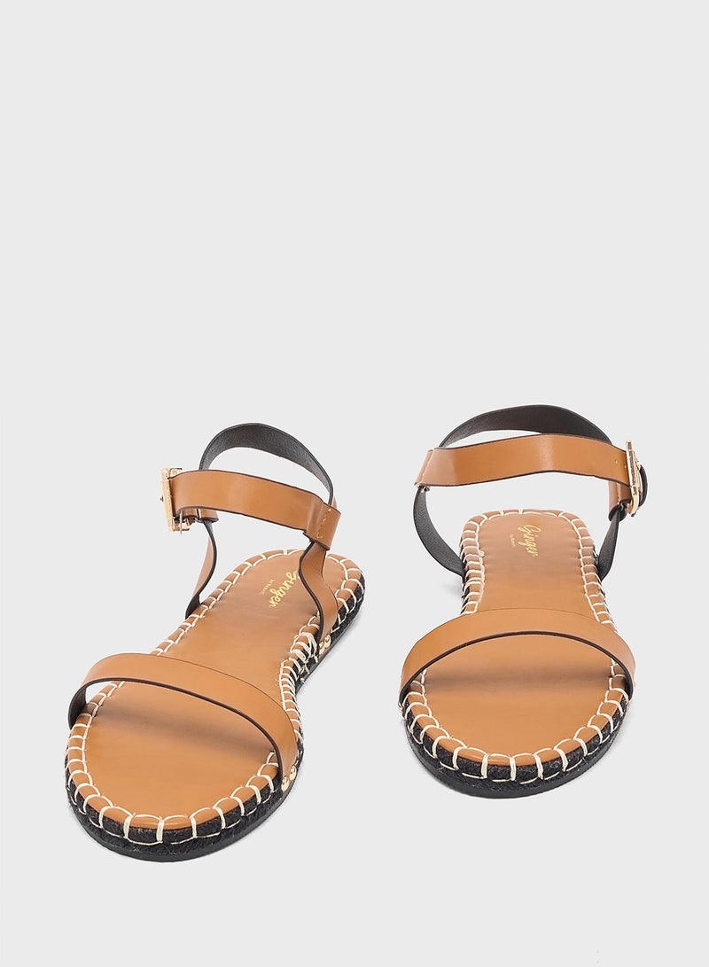 Ginger Double Strap Casual Flat Sandal - Image 4
