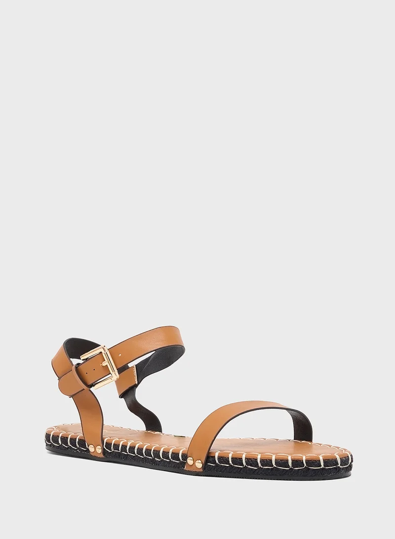 Ginger Double Strap Casual Flat Sandal