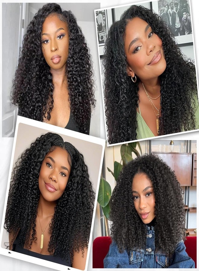 يو آر بيوتي شعر مستعار بورمي مجعد من Urbeauty، بقصة V، للنساء ذوات البشرة السمراء، لون وردي مانجو، بدون غراء، مصنوع من بروتين الحرير الصناعي المجعد، بقصة U مطورة، ملمس ناعم يشبه الشعر البشري الطبيعي، خفيف الوزن، مناسب للمبتدئين، للاستخدام اليومي - Image 4