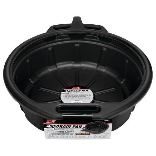 Performance Tool W4071 Black Oil Drain Pan (4.5 gallon) - Image 5