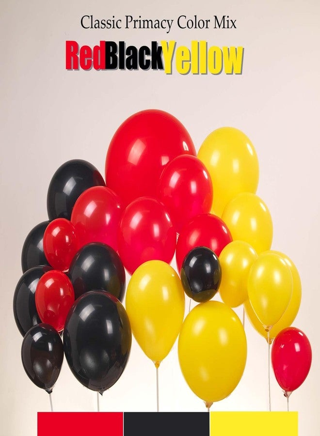 kozee 154Pcs Monster Catcher Balloon Arch Kit - Red Yellow Black Party Decorations with Lightning Bolt & Star Foil Balloons - for Boys Fire Power Super Hero Racing car Theme Party Supplies - Image 3