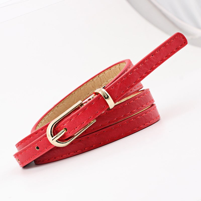 New Multicolor Dress  Sweater Slim Belt for Women Navy blue - Image 3