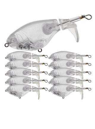 Fishing Blanks Lures Kit Fishing Topwater Unpainted Swimbait Unpainted Crankbaits Hard Baits DIY Lure for Bass Salmon Trout Saltwater and Freshwater - pzsku/Z24473A69CB473848FAC7Z/45/_/1721455341/3134133d-e329-4fc3-8833-cdaa8198ef6e