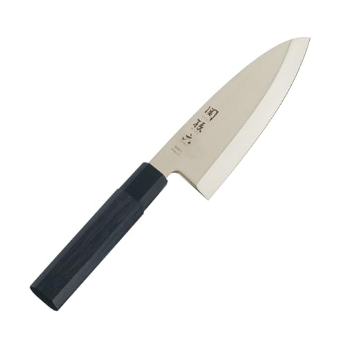 KAI سكين ديبا يابانية كاي سيكي ماجوروكو كينجو ST 165 مم (AK-1102) ، أسود - Image 1