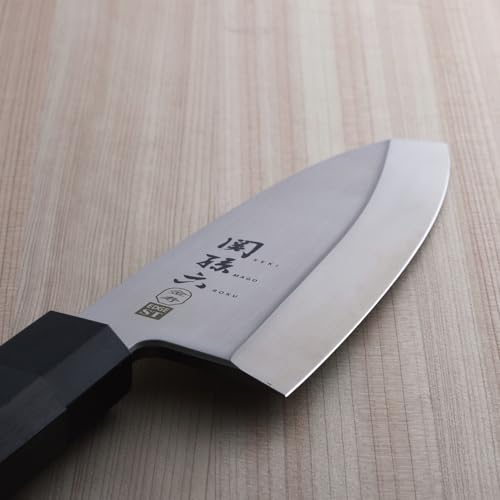 KAI سكين ديبا يابانية كاي سيكي ماجوروكو كينجو ST 165 مم (AK-1102) ، أسود - Image 2