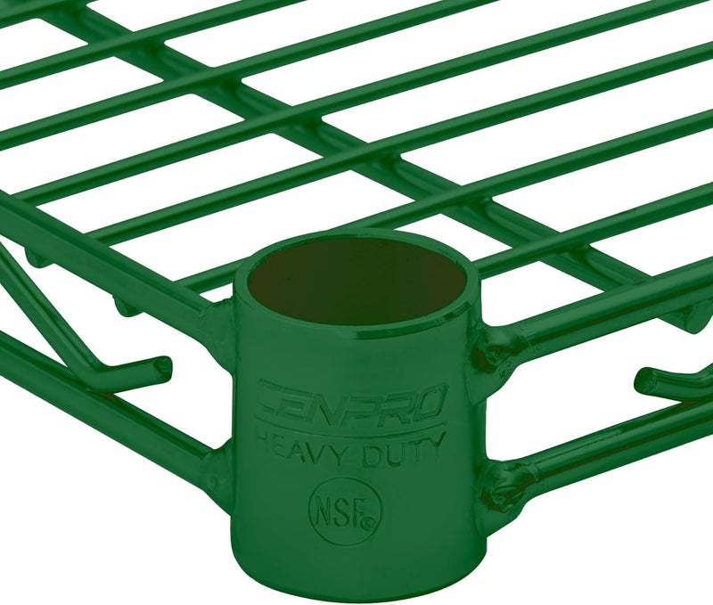 CenPro 24" x 60" Green Epoxy Finish Metal NSF Wire Shelf for Shelving Units and Storage, (30V-106) - Image 4