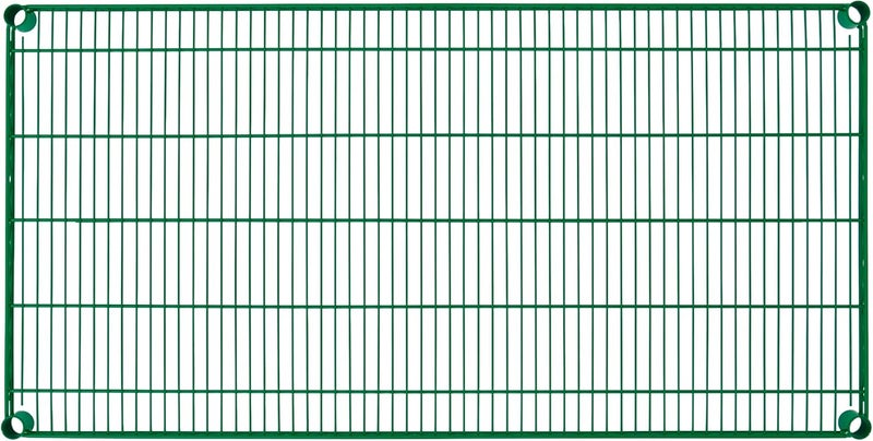 CenPro 24" x 60" Green Epoxy Finish Metal NSF Wire Shelf for Shelving Units and Storage, (30V-106) - Image 2