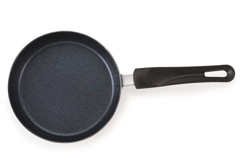 Chef Direct Stainless Steel Non Stick Mini Fry Pan with bakelite Handle Black 14cm - Image 2