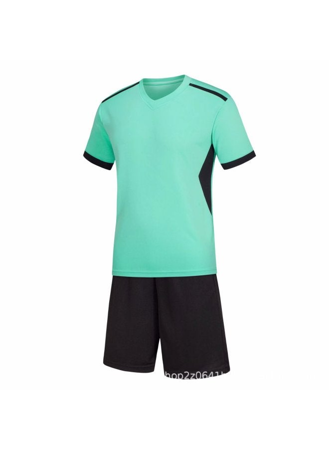Sea Green Short Sleeve Football Jersey - Image 1