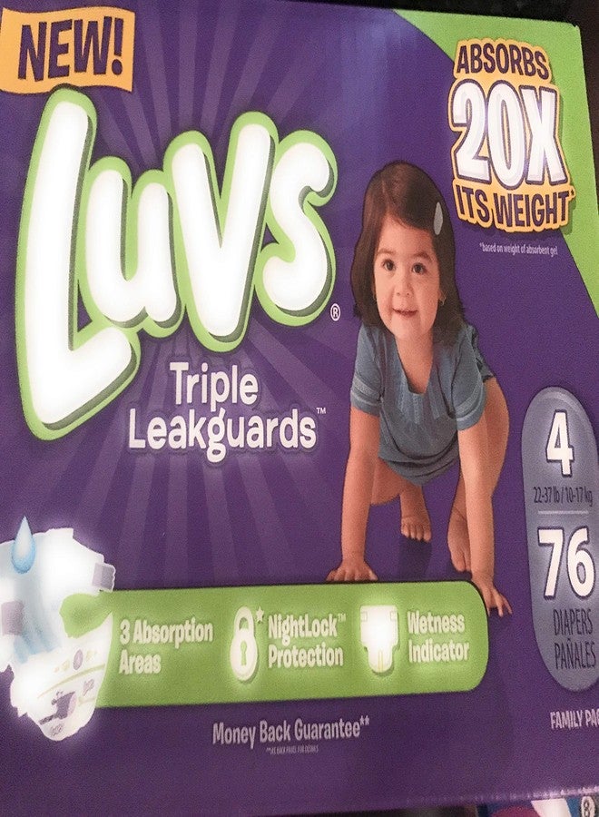 حفاضات لوفز حجم 4 عدد 76