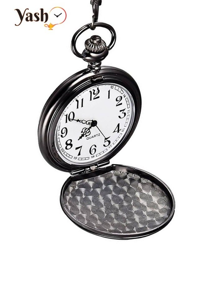 Yash Retro Pocket Watch for Husband I Love You Quartz Timepiece with Chain and Elegant Packaging – A Perfect Gift - Image 5
