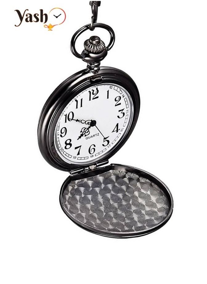 YASH - Yash Retro Style I Love You Husband Quartz Pocket Watch - Image 1
