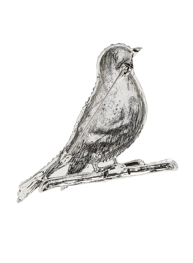 يو بيلا مجوهرات نسائية أنيقة مستوحاة من المشاهير بروش على شكل طائر للنساء والرجال والفتيات والأولاد - Image 3