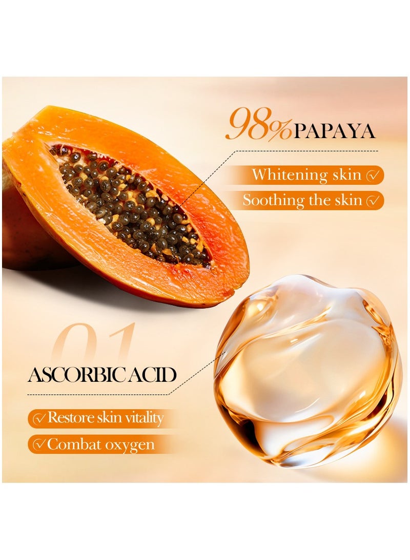 بيو أكوا كريم الوجه المرطب بالبابايا وفيتامين سي باو باو 300 غرام - Image 2