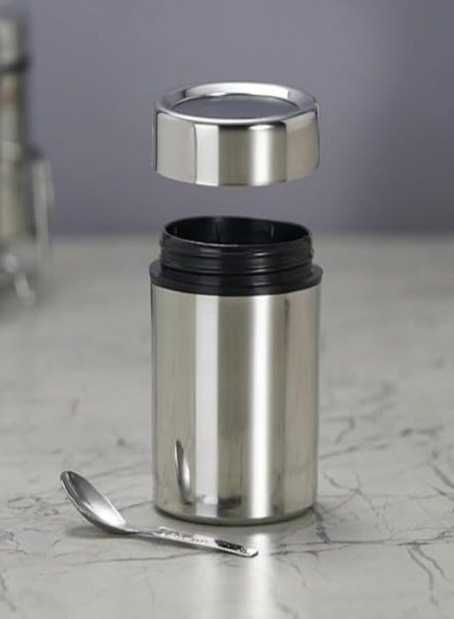 VISAXMI Stainless Steel Masala Box with See Through Lid | 7 in 1 Spice Storage Container Set with 7 Containers & 7 Spoons | Airtight Masala Dabba for Kitchen Storage - Image 3