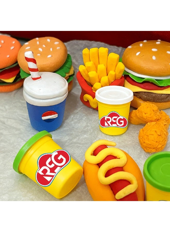 RSG Play Dough Set for Kids Non Toxic Clay Dough 10 Color Pack Soft Modeling Kids Clay Toy for Creative Play Imagination Craft Activities Safe Dough for Children Perfect for Home School Gifts Arts Fun - Image 4