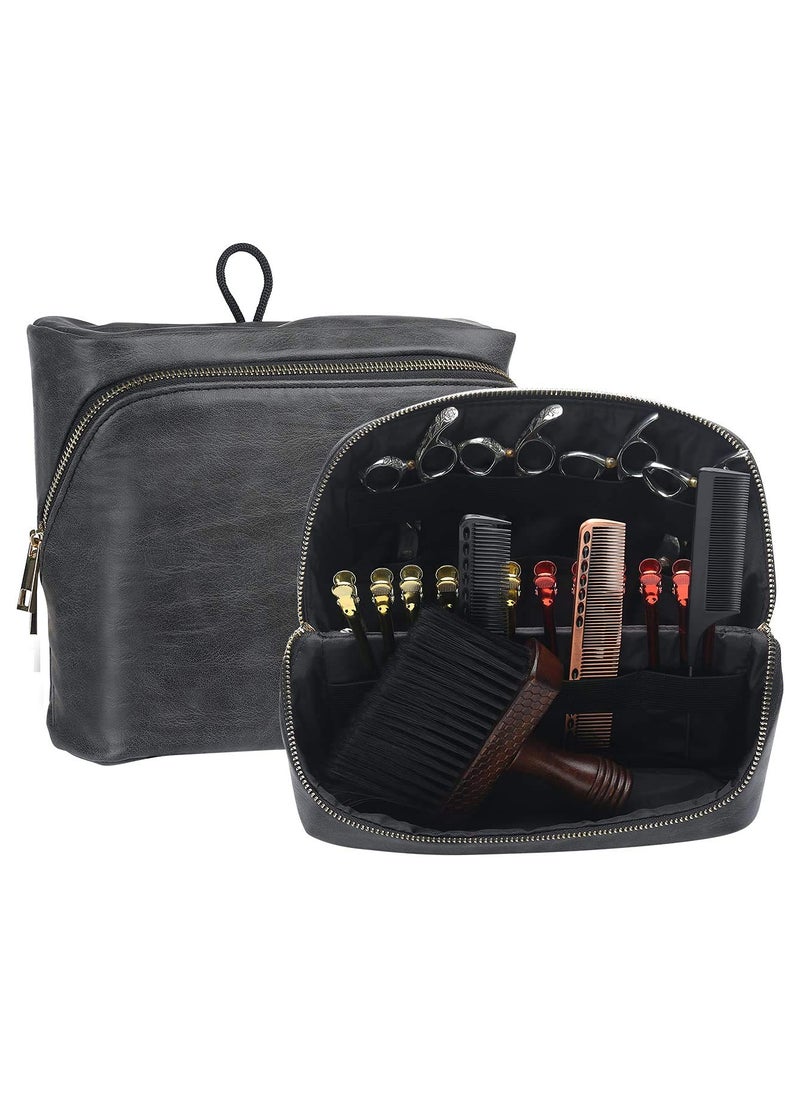 Perfehair - Hair Stylist Tools Storage Bag, Barber Carrying Case for Clippers Scissor Grooming Supplies Travel Kit, Hairdresser Accessories Equipment Organizer-Black - Image 1
