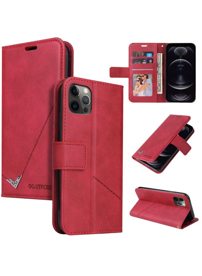 Case For iPhone 12 Pro Right Angle Leather Phone Case