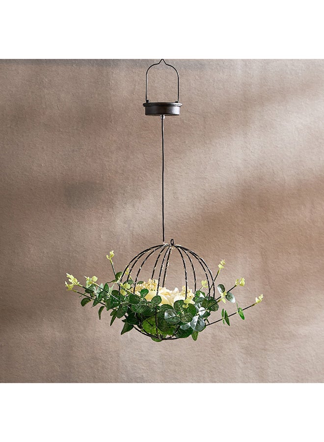 Home Box Lyn Solar Hanging Flower Pot with LED Lights 35 x 30 x 35 cm  - Image 2